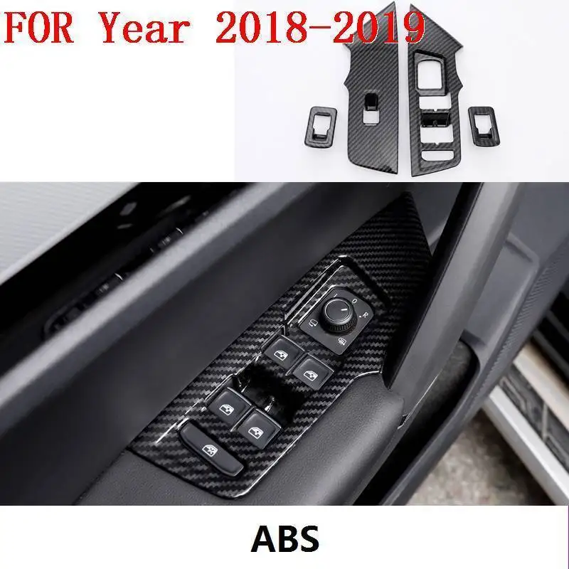 Car Cup Window Door Interior Promote Automobile Chromium Modified Decoration Covers Parts Mouldings 18 19 FOR Volkswagen Tayron