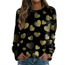

Love Print Sweatshirt Autumn Cute Long Sleeve Sweat Shirt Loose Pullover Ladies Streetwear Spring Women Clothes Tops Moletom