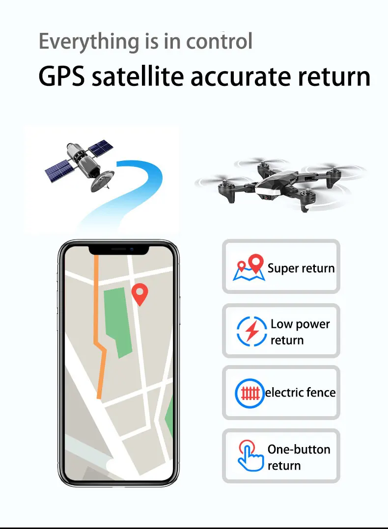 C53 gps Дрон с 4K HD камерой 5G wifi FPV RC Квадрокоптер складной Профессиональный вертолет дистанционного управления дроны игрушка