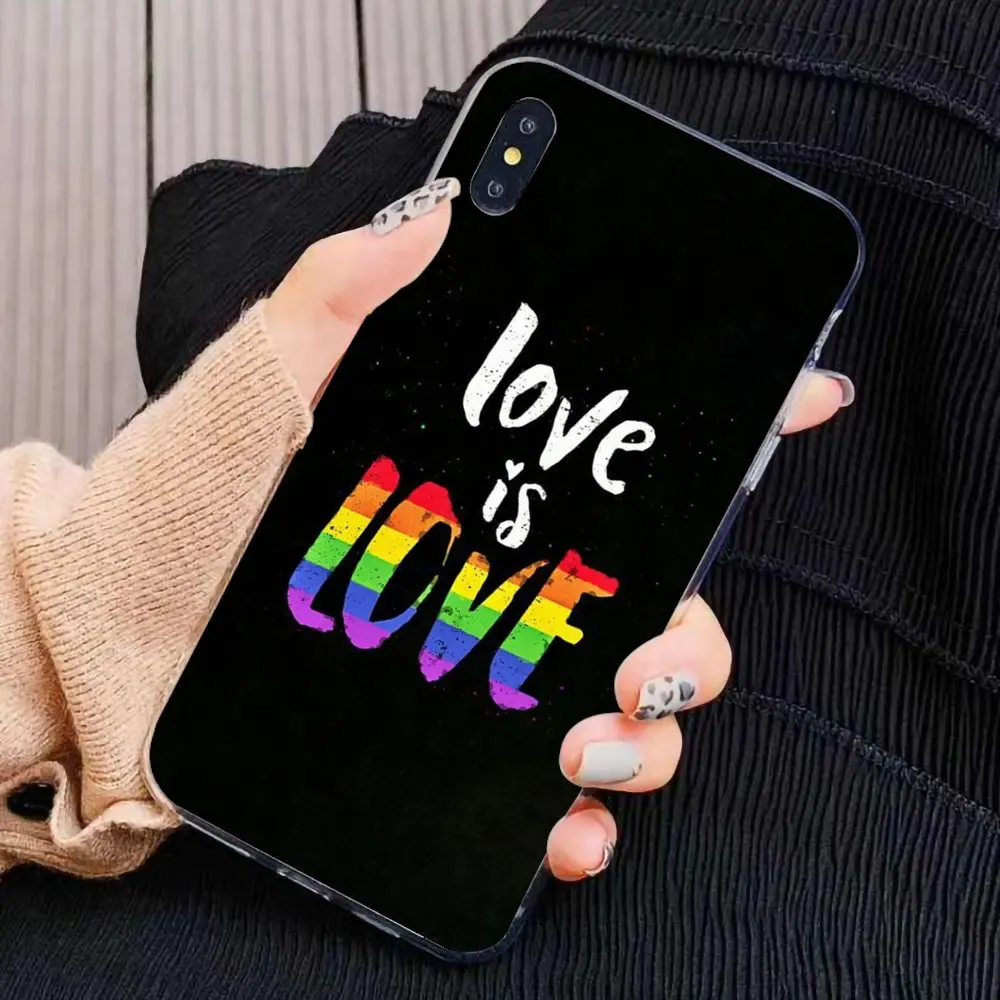 Дешевый силиконовый чехол для телефона Huawei Honor Y5 2019 8S 9X Pro 20 10 10i Lite Lesbian LGBT Rainbow |