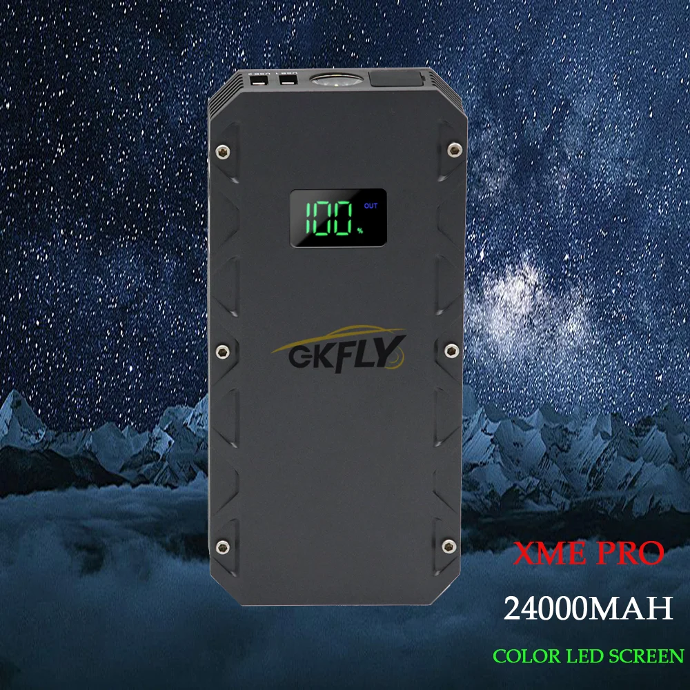 GKFLY высокое Мощность 2000A пусковое устройство 12V Портативный автомобиль скачок