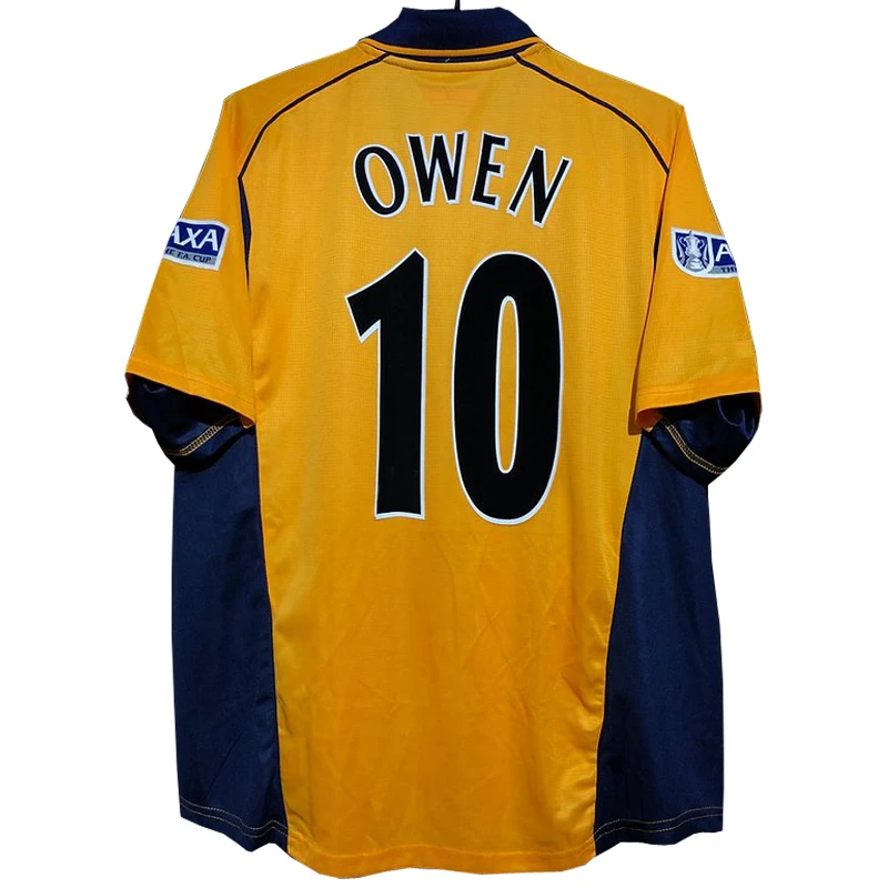 2001 Retro Classic Fa Cup Final Owen Gerrard Add Patch Liverpool Away High Quality Jerseys T Shirt Fowler Carragher Redknapp T Shirts Aliexpress