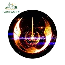 EARLFAMILY 13cm x 13cm 3D Car Stickers Star Wars Logo Cool Styling Waterproof Body Bumper Decals Door Decoration Devil Horns