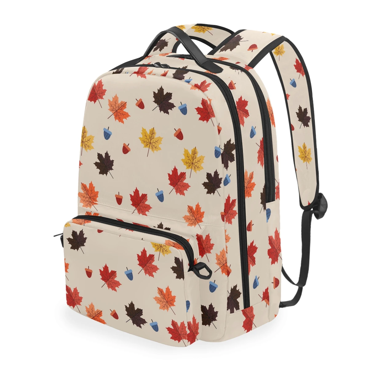 ALAZA рюкзак Для женщин 2-в-1 многофункциональные школьные сумки для девочек, узор в виде кленового листа съемный рюкзак для студентов, розовая сумка для школы сумка - Цвет: 01