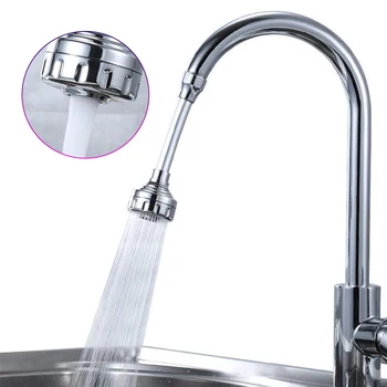

New 360 Degree Aerator Water Bubbler Swivel Head Saving Tap Kitchen Faucet Aerator Connector Diffuser Nozzle Filter Mesh Adapter