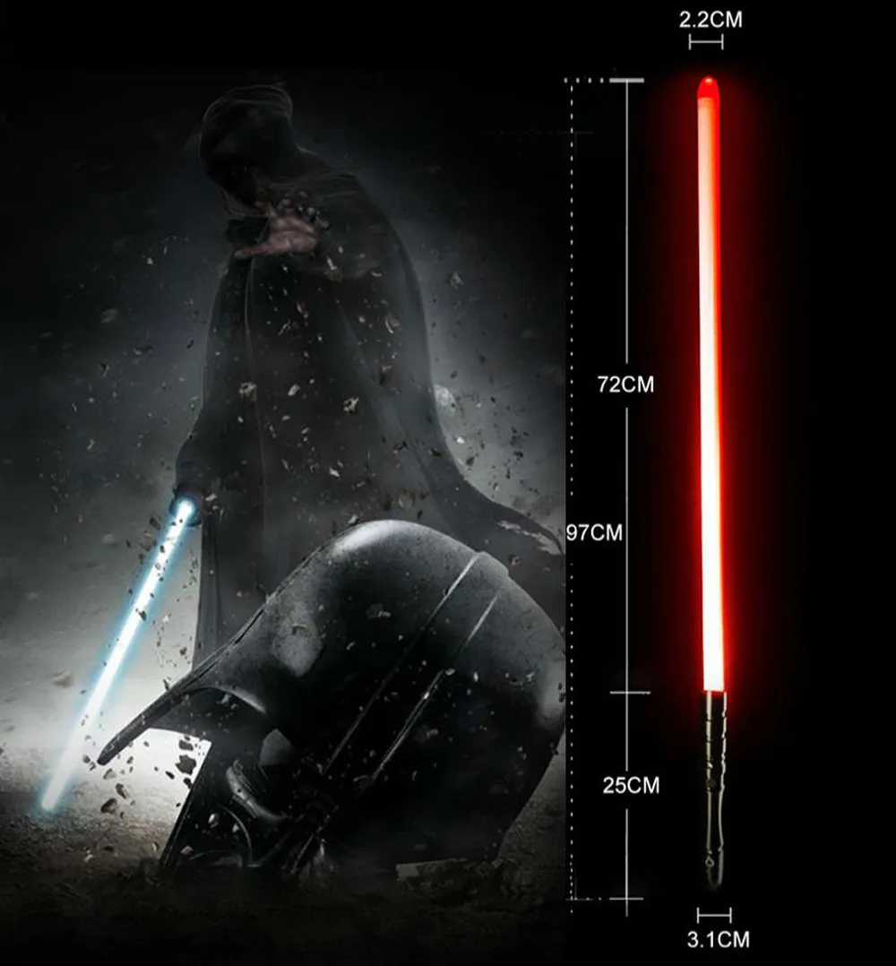 SUMOTOY YDD световой меч джедаев LED Light Saber Force FX Heavy Dueling перезаряжаемый звук с FOC Metal Hilt