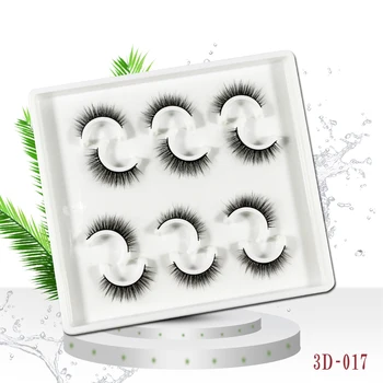 

6 Pairs 3D Mink Lashes Natural False Eyelashes Dramatic Volume Fake Lashes Makeup Eyelash Extension Silk Handmade Eyelashes