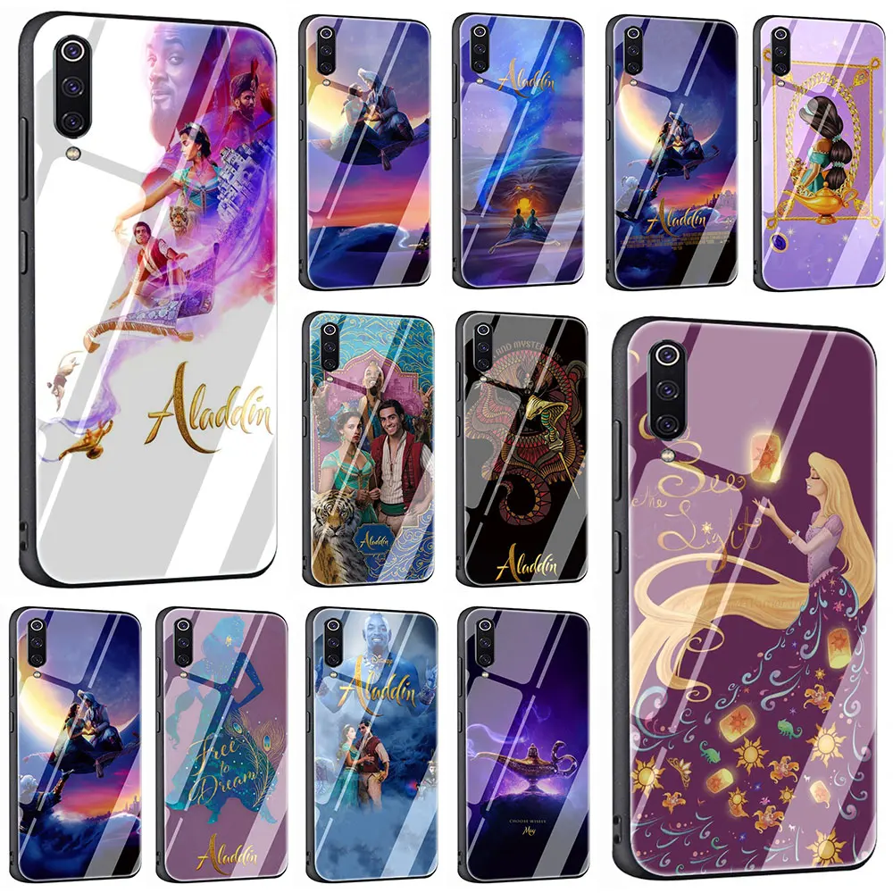Чехол для телефона из закаленного стекла Aladdin 2019 Xiaomi Mi 8 9 Redmi 4X 6A Note 5 6 7 Pro Pocophone F1