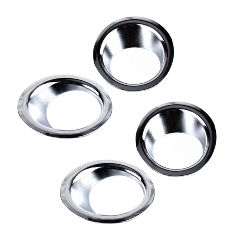 

4Pcs ABS Chrome Front and Rear Fog Light Lamp Cover Trim for Nissan X-Trail X Trail T31 2008-2011