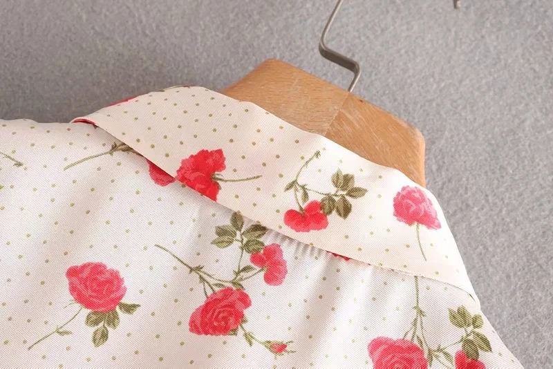 Увядшие blusas mujer de moda, английский стиль, цветочный принт, пышные рукава, Короткое Кимоно, рубашка для женщин, женские Топы И Футболки