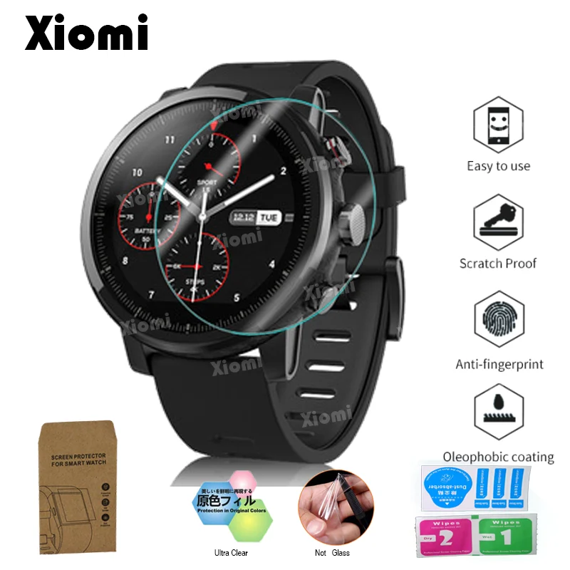 Защитная пленка для смарт часов Xiaomi Huami Amazfit Stratos Pace 2 2s|Смарт-аксессуары| |