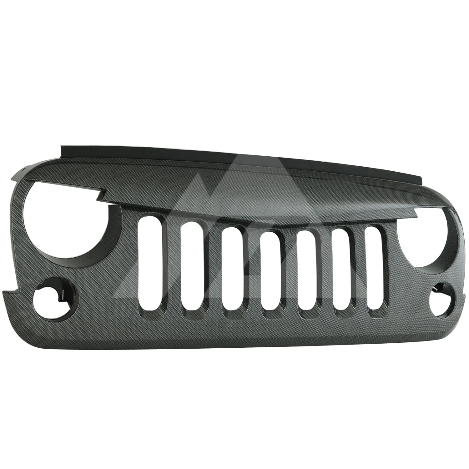 Для 2007 2008 2009 2010 2011 2012 2013 Jeep Wrangler JK «Angry Bird» карбоновое волокно упакованы решетка