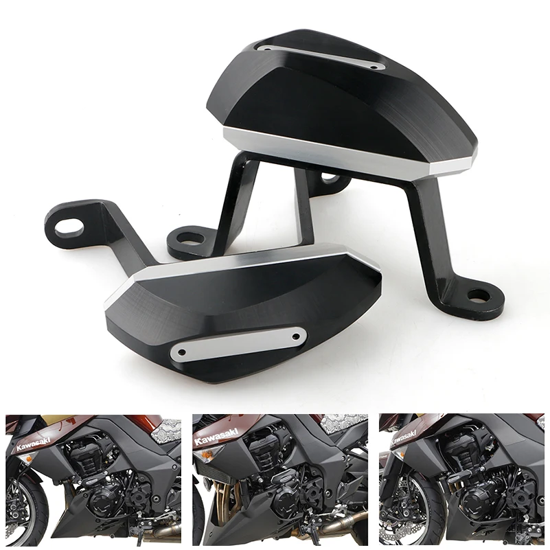Слайдеры рамы для Kawasaki Z1000 / R 2010 до 2020 Защита крышки двигателя 2011 2012 2013 2014 2015 2016