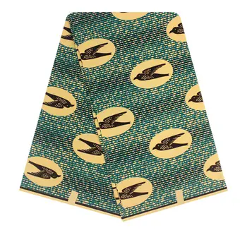 

6Yard Ankara African cotton Wax Prints Fabric For Women Party Dress Garments Craft Making Accessories