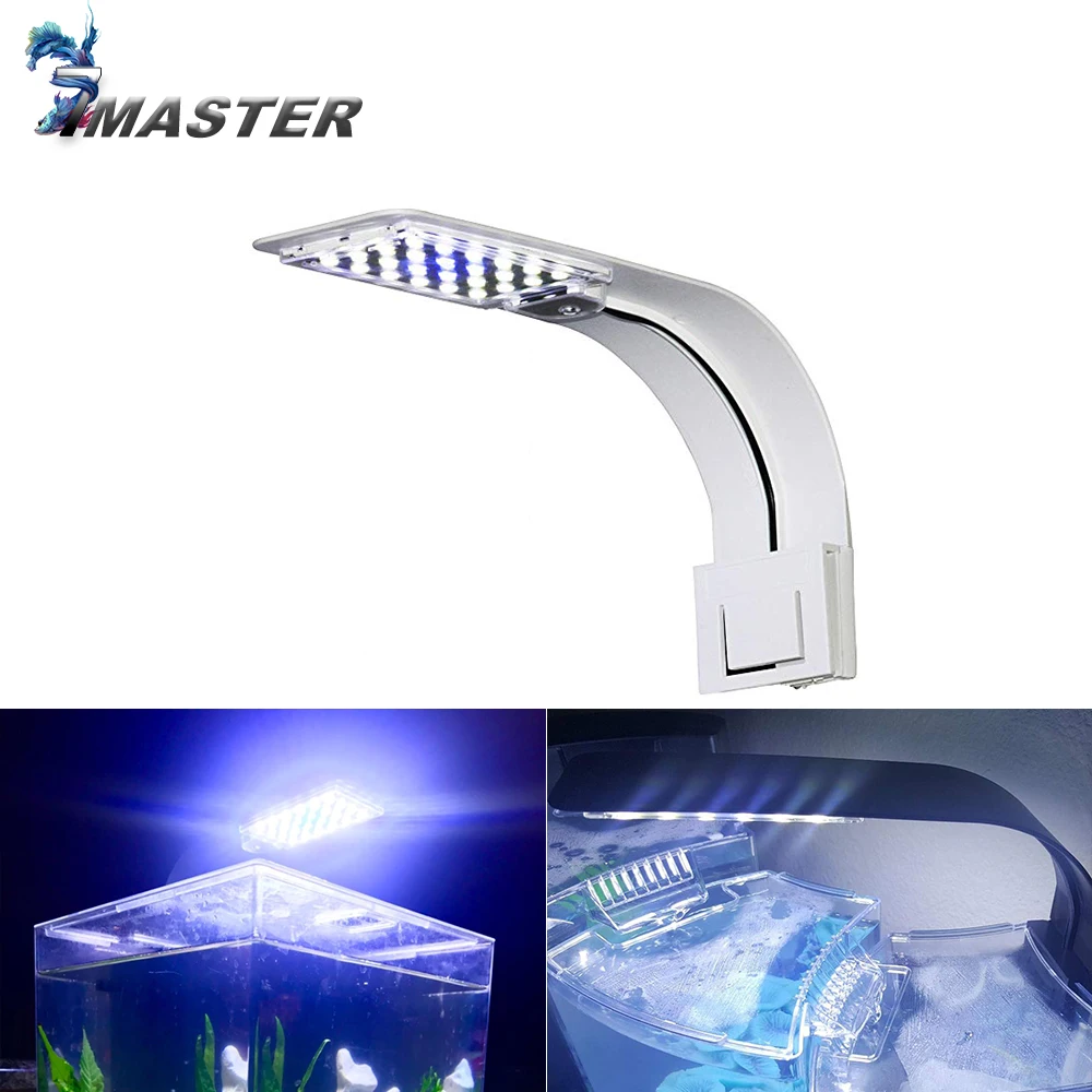 

Super Slim LED Aquarium Light Lighting plants Grow Light 5W/10W/15W Aquatic Plant Lighting Waterproof Clip-on Lamp For Fish Tank