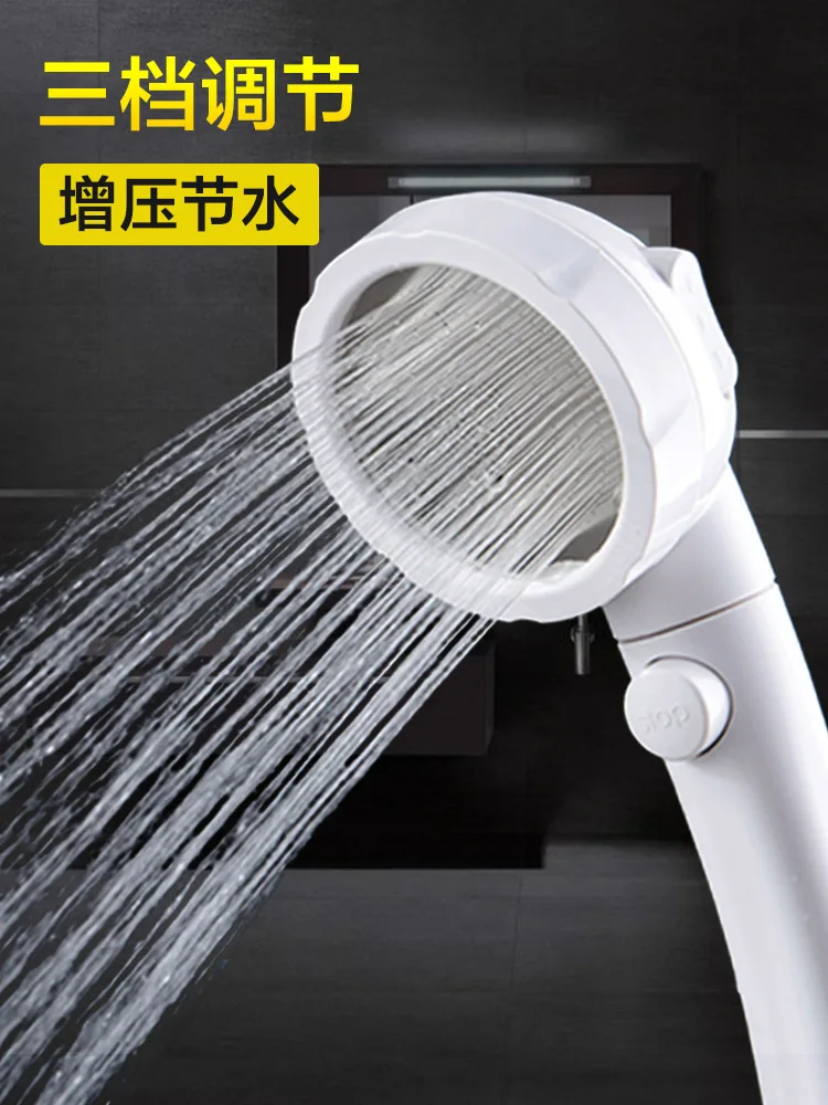 

one key water stop stainless steel pressure switch shower head shower nozzle tape water shower head
