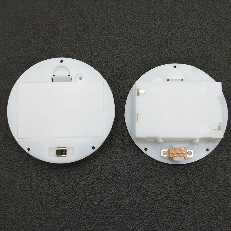 500 개/몫 3X1.5V AAA 배터리 홀더 케이스 스위치 커버 3 슬롯 4.5V AAA 화이트 라운드 배터리 기본 소켓 주최자