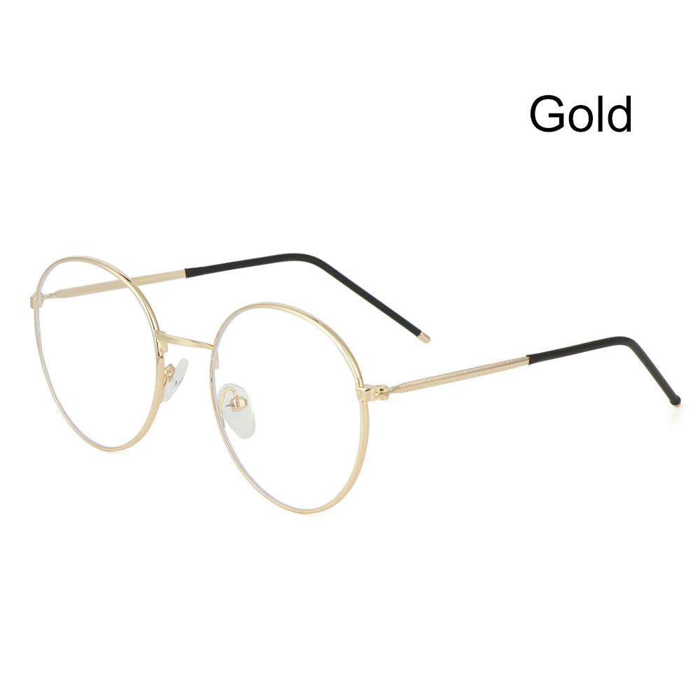 Oversized Metal Frame Eyewear Unisex Fashion Vintage Square/Round FrameAnti-UV Glasses Optical Spectacles Vision Care Eyeglasses blue light blockers Blue Light Blocking Glasses