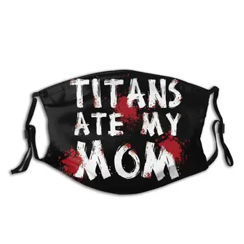 

Anti-Dust Titans Ate My Mom Mouth Mask attack on titan Protection Cover Respirator Muffle Mask with Filter Fashion Face mask