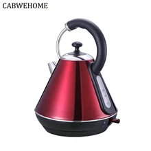 Электрический чайник CABWEHOME из нержавеющей стали 304, водонагреватель, быстрый нагрев, для бытовой кухни, для чая, кофе л, 5 цветов