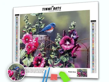 

Diamond Painting Cross Stitch Bird Flower 5D DIY Diamond Embroidery Sale Animals Rhinestones Picture Mosaic Art Home Decor