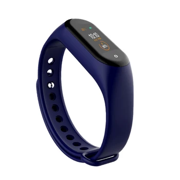 

M4 Smart Band Wristband Health Heart Rate Blood Pressure Health Rate Monitor Peeter Sports Bracelet Blue