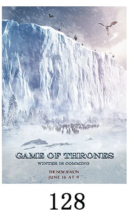 128 Постер и принты Игра престолов ТВ-шоу Westeros карта Искусство большой холст живопись искусство настенные картины для гостиной домашний декор - Цвет: 128