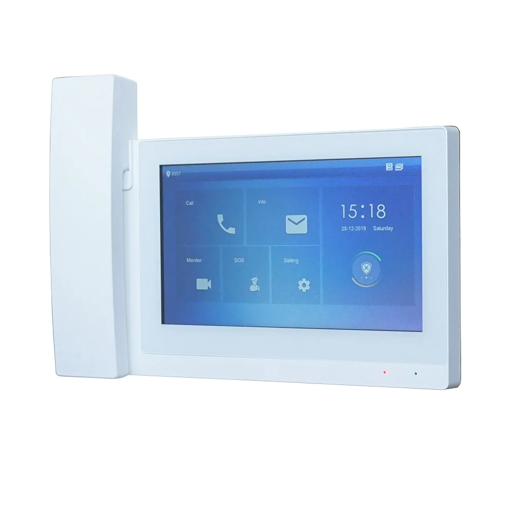 DH логотип VTH5221E/EW H 7 дюймов сенсорный внутренний монитор IP дверной звонок ручной