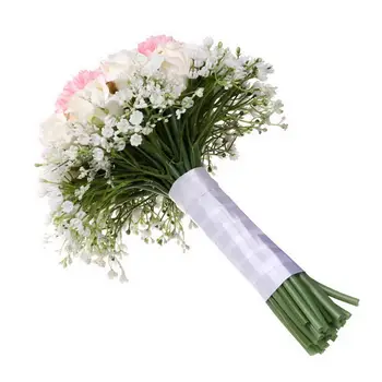 

Artificial Scented Flowers Starry Bouquet Bride Bridesmaid Flowers Family Hotel Office Wedding Party Garden Craft Decoration E2S
