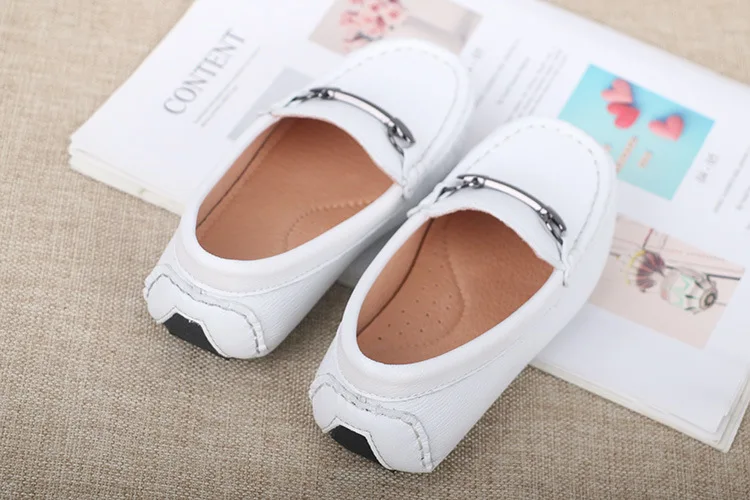 New Boys Leather Shoes Children Casual Loafers Student Black Dress Shoes Flats Kids Spring/Autumn Moccasins 019 comfortable sandals child