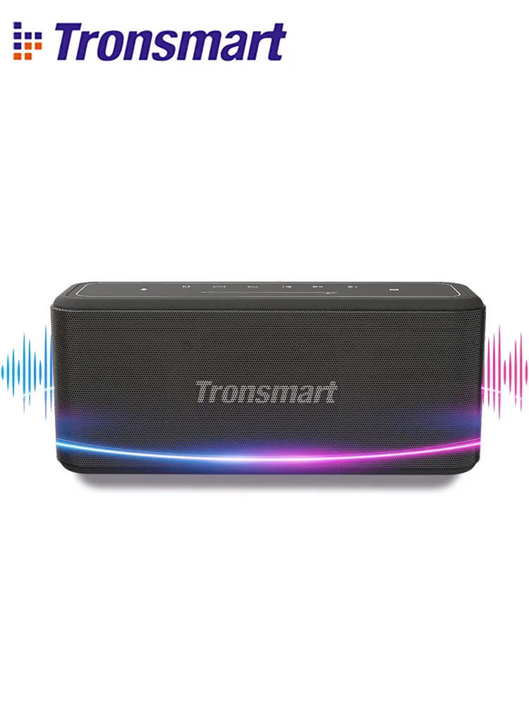 Permalink to Tronsmart Mega Pro Bluetooth Speaker 60W Portable Speaker Enhanced Bass TWS Column with NFC IPX5 Waterproof Voice Assistant