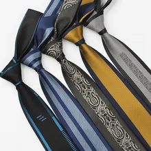 Мужской модный Индивидуальный тренд Галстуки 6 см корейский стиль узкий галстук повседневный деловой Свадебный жаккардовый галстук