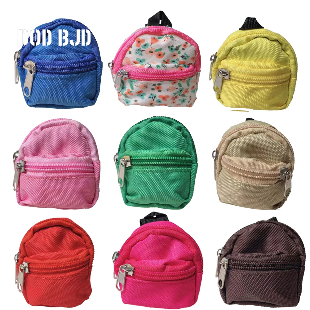 DOD BJD Dolls Bag Accessories Mini 1/6 1/8 BJD Doll Toys Backpack Cute Children Gifts Accessories doll bag toys