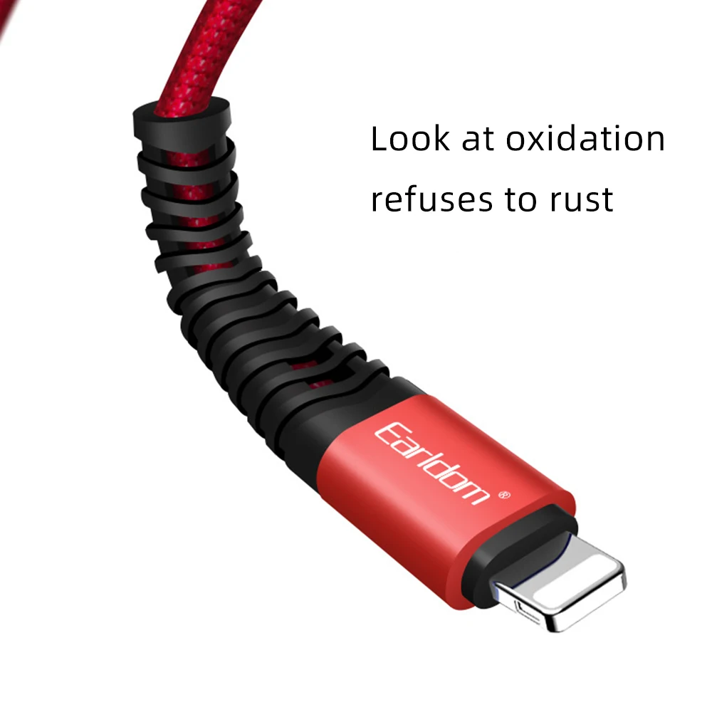 FDBRO 2.4A кабель для быстрой зарядки, шнур для мобильного телефона, Usb кабель для передачи данных, USB кабель для iPhone Xs max Xr X 8 7 6 plus 6s 5 s plus для iPad