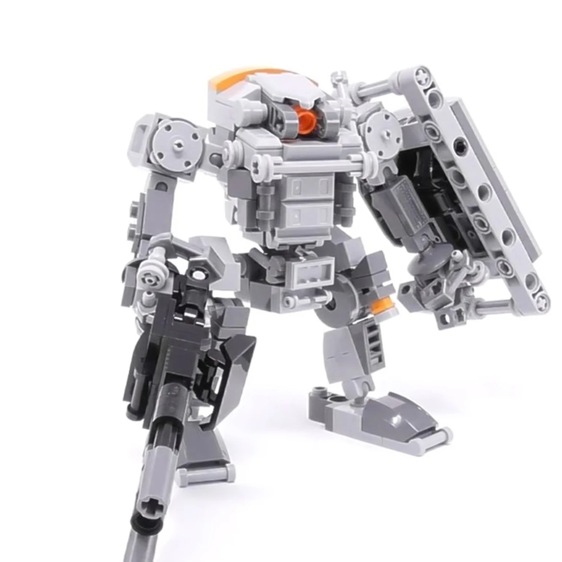 

MODIKER STEM MOC Agent Mechanical Warrior Knight Mecha Bricks Small Particle Building Blocks Educational Toy Set