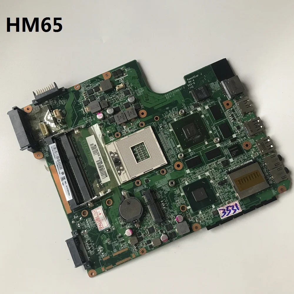 Материнская плата для ноутбука Toshiba Satellite L700 L740 L745 чип HM65 GT525M 1 ГБ 100% полностью