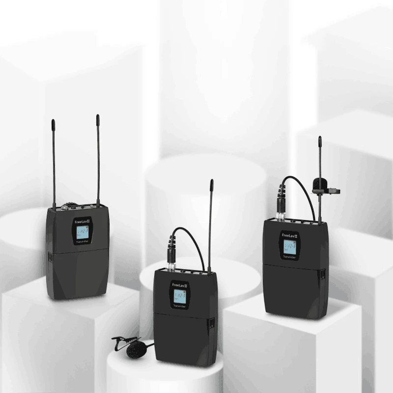 UHF Wireless Lavalier Microphone System with 32