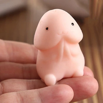 

cute Penis Shape Slow Rebound PU Decompression Squishy Toy Slow Rising Stress Relief Toys Relax Pressure Toys Interesting Gifts