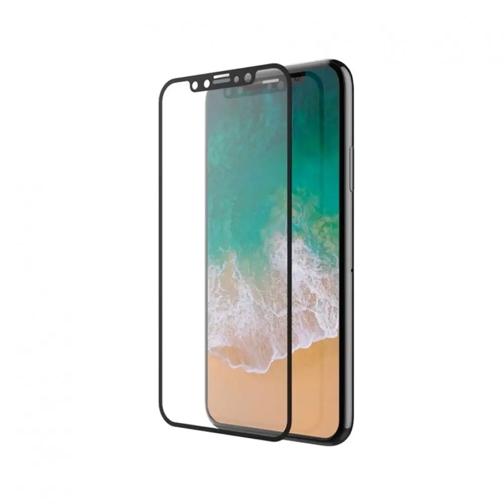 Защитное стекло Devia для iPhone X Van Eagle Eye Tempered Glass 0.18mm - Black | Мобильные телефоны и