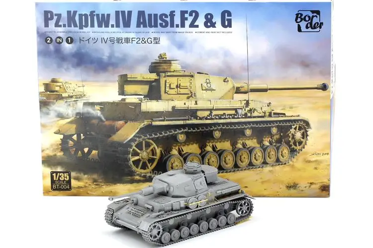 Border BT-004 1/35 scale Pz.Kpfw.IV Ausf.F2&G 2IN1 TANK MODEL 2020