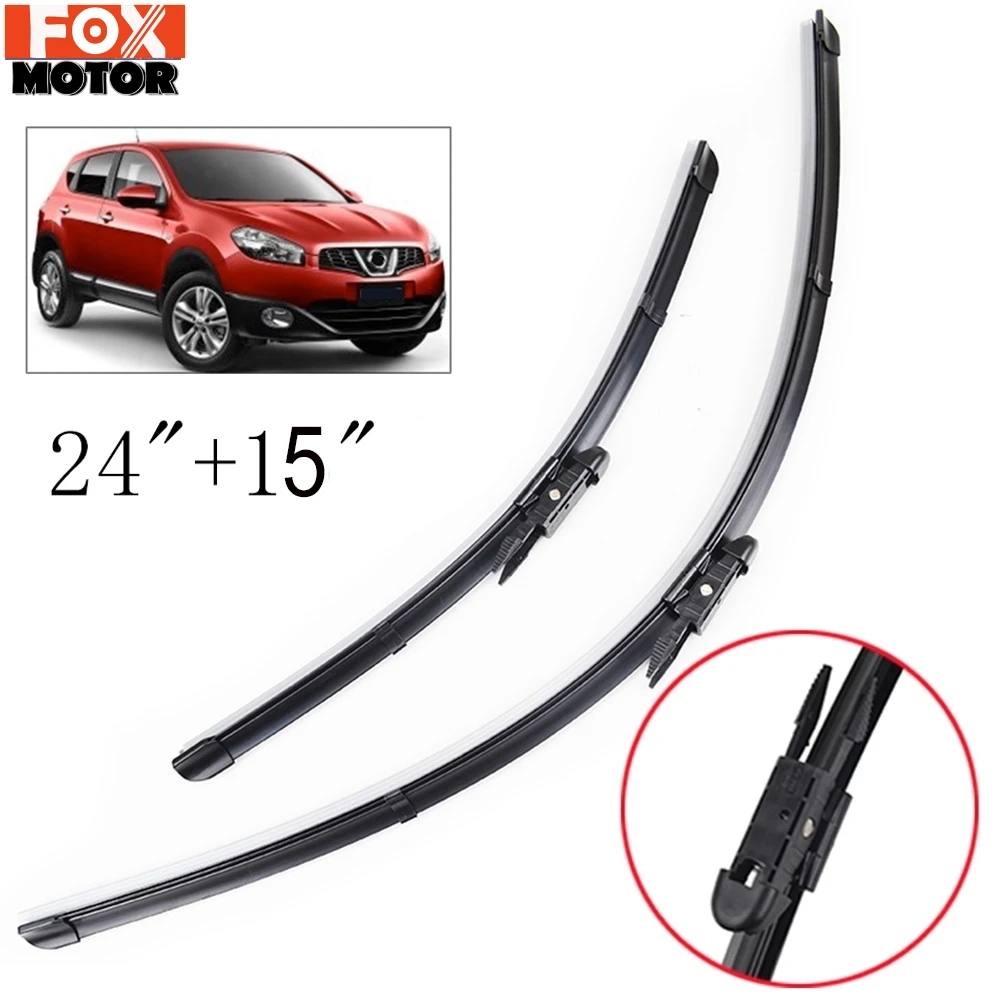 Xukey Wiper Blades For Nissan Qashqai J10 Exact Fitting 2006 2007 2008