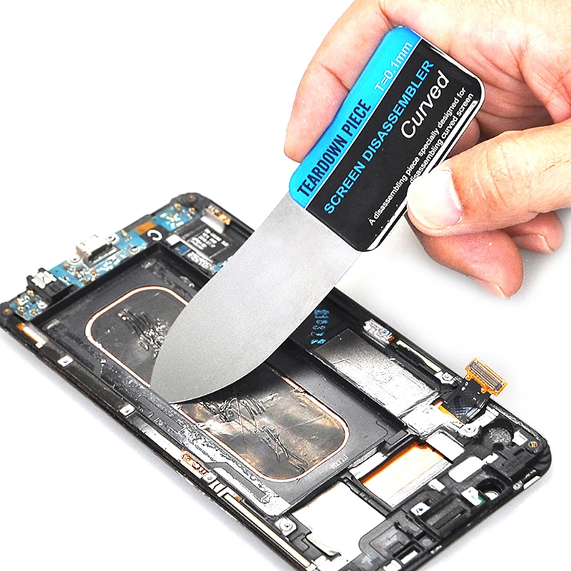 Stainless Steel Card LCD Screen Opening Tool Mobile Phone Disassemble Repair Tool For Smartphone Repair