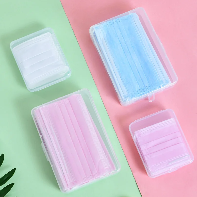 

Portable Mask Case Household Moisture-proof Mask Box Go out Dustproof Storage Mask Container Organizer Holder