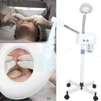 

2In1 5X LED Cold Light Magnifying Glass Lamp 66Pcs LEDs Facial Spray Steamer Magnifyer Lamp Beauty Machine Face Steaming Sprayer