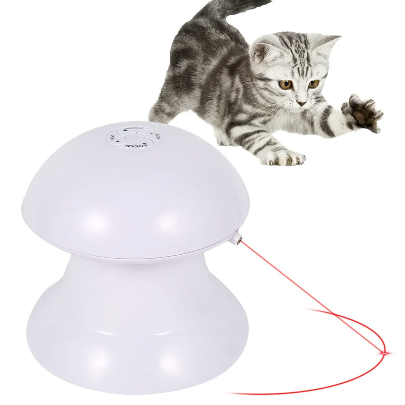 

Cat Interactive Toy Laser Funny Toys Auto Rotating Cat Exercise Training Entertaining Toy Multi-Angle Adjustable Pet Product