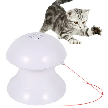 

Cat Interactive Toy Laser Funny Toys Auto Rotating Cat Exercise Training Entertaining Toy Multi-Angle Adjustable Pet Product
