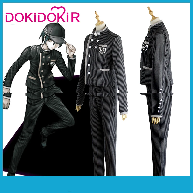 DokiDoki-R игра Danganronpa Косплей Shuichi Saihara костюм Мужская игра Danganronpa V3: Killing Harmony Косплей Костюм Хэллоуин
