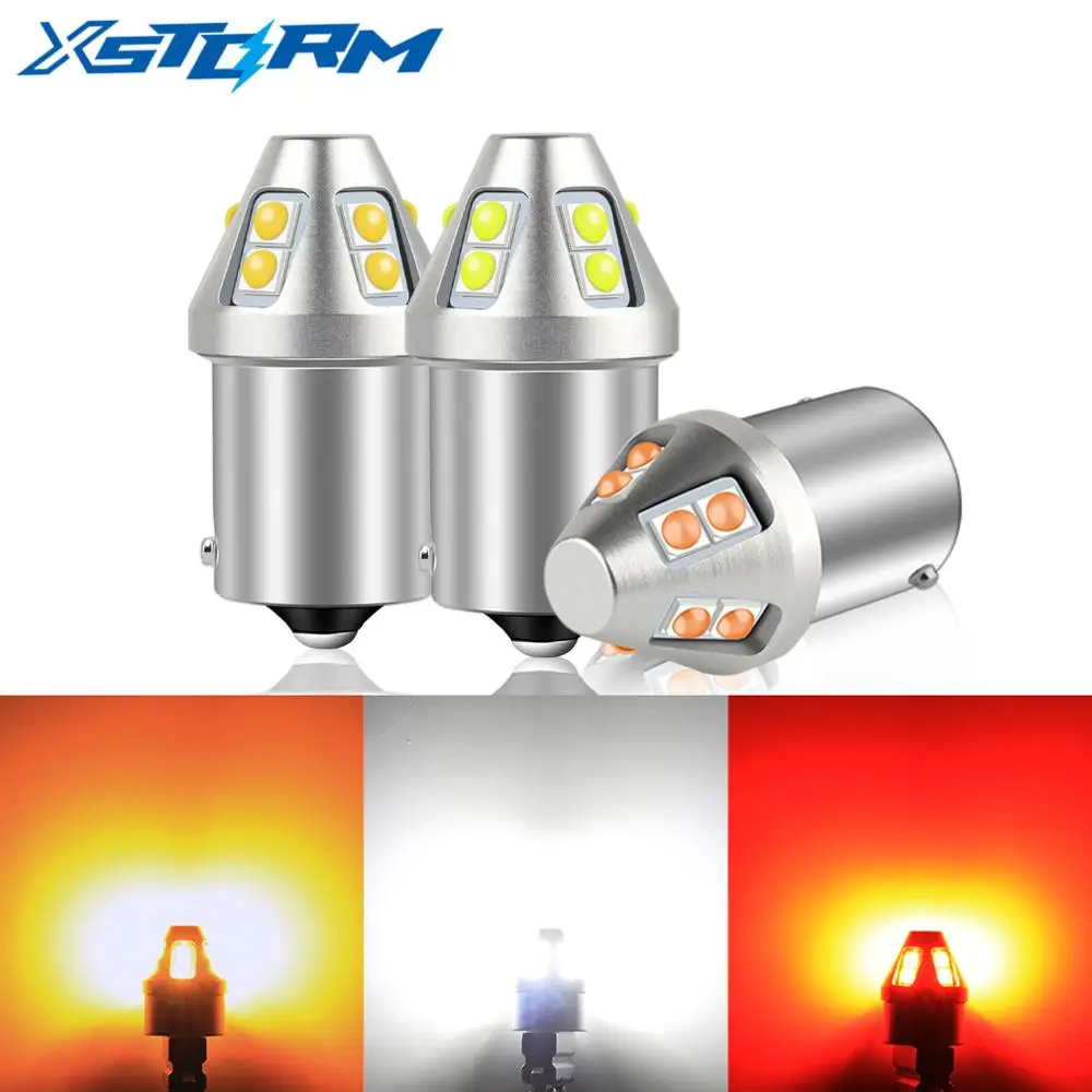 Светодиодная лампа 1 шт. T20 светодиодный 7440 7443 W21W W21/5W 1156 BA15S P21W светодиодная BAU15S PY21W