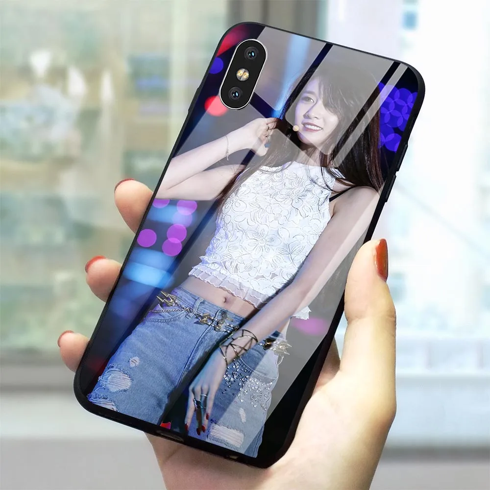 T-ara Team чехол из закаленного стекла для телефона iPhone XR 5 5S SE 6 6S 7 8/6 8 Plus X XS Xs Max |