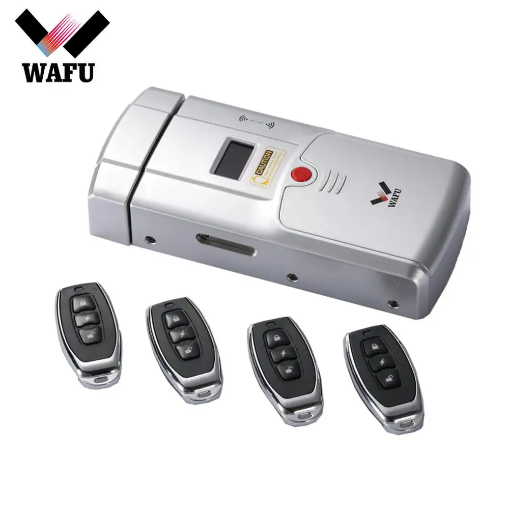 

WAFU 011A Smart Lock Tuya Locks Wifi Bluetooth Lock Fingerprint Lock Phone Control Remote Control Finger Touch Invisible Lock